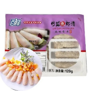 BAIYANG Frozen Bamboo Mushroom With Shrimp Paste 120g
