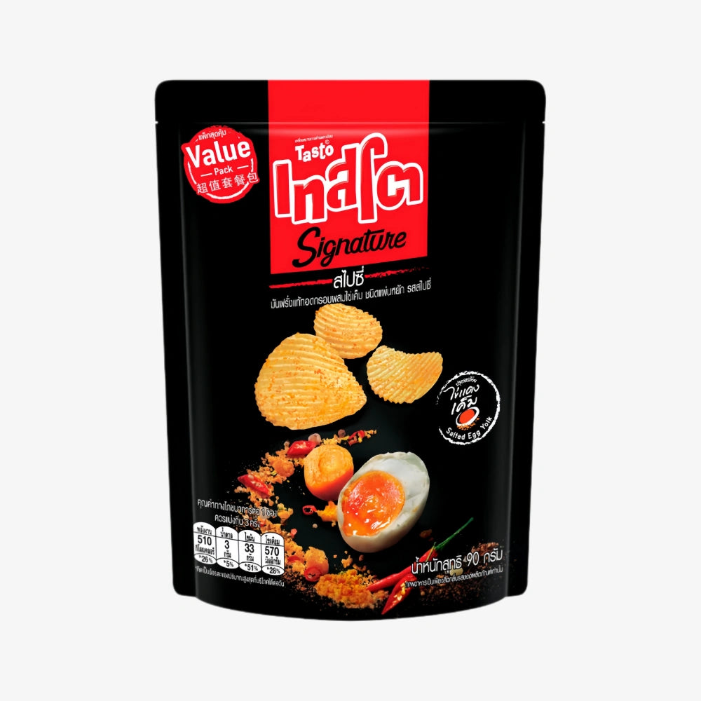 TASTO Potato Chips (SPICY SALTED EGG Flavor) 90g