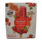 ETE Strawberry Sorbet with Plum Sauce Dessert Bar 4pcs