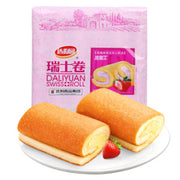 DALIYUAN Swiss Roll (Strawberry Flavor 240g 12pc)