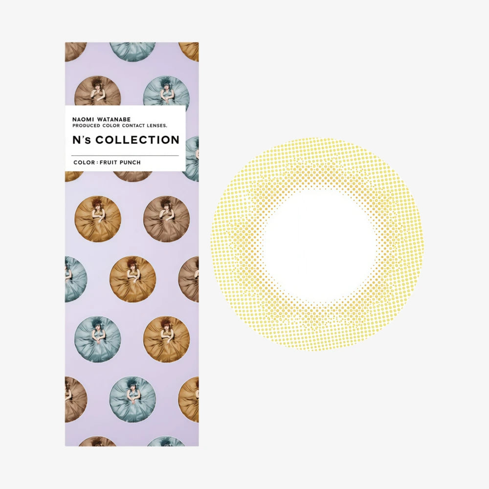N's COLLECTION Daily Contact Lens (Fruit Punch) (10 Lenses) -2.50