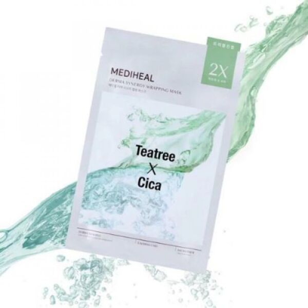Mediheal Derma Synergy Wrapping Mask Teatree X Cica Calming 1pc