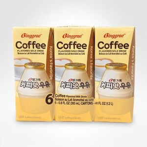 BINGGRAE COFFEE MILK*6/200ML