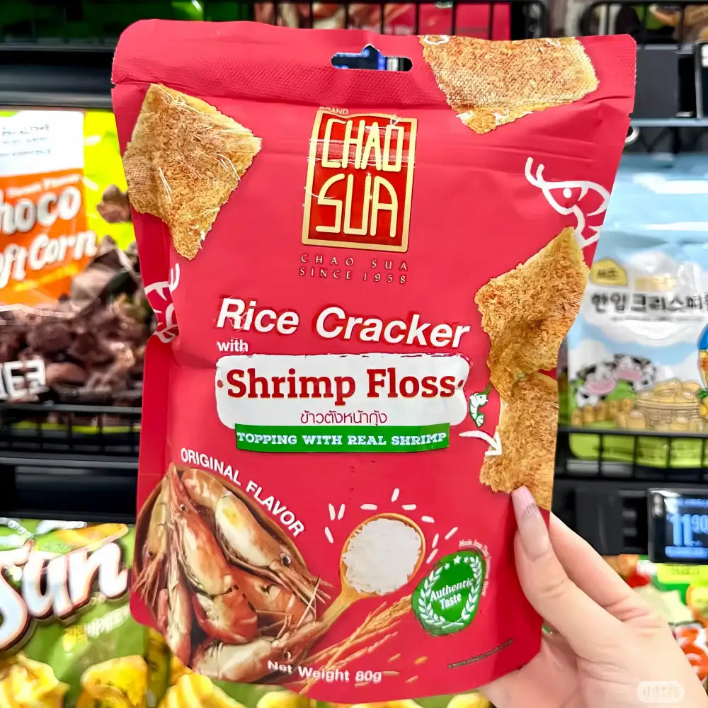 ZUOSHAN Chao Sua Rice Cracker (Shrimp Flavor) 80g
