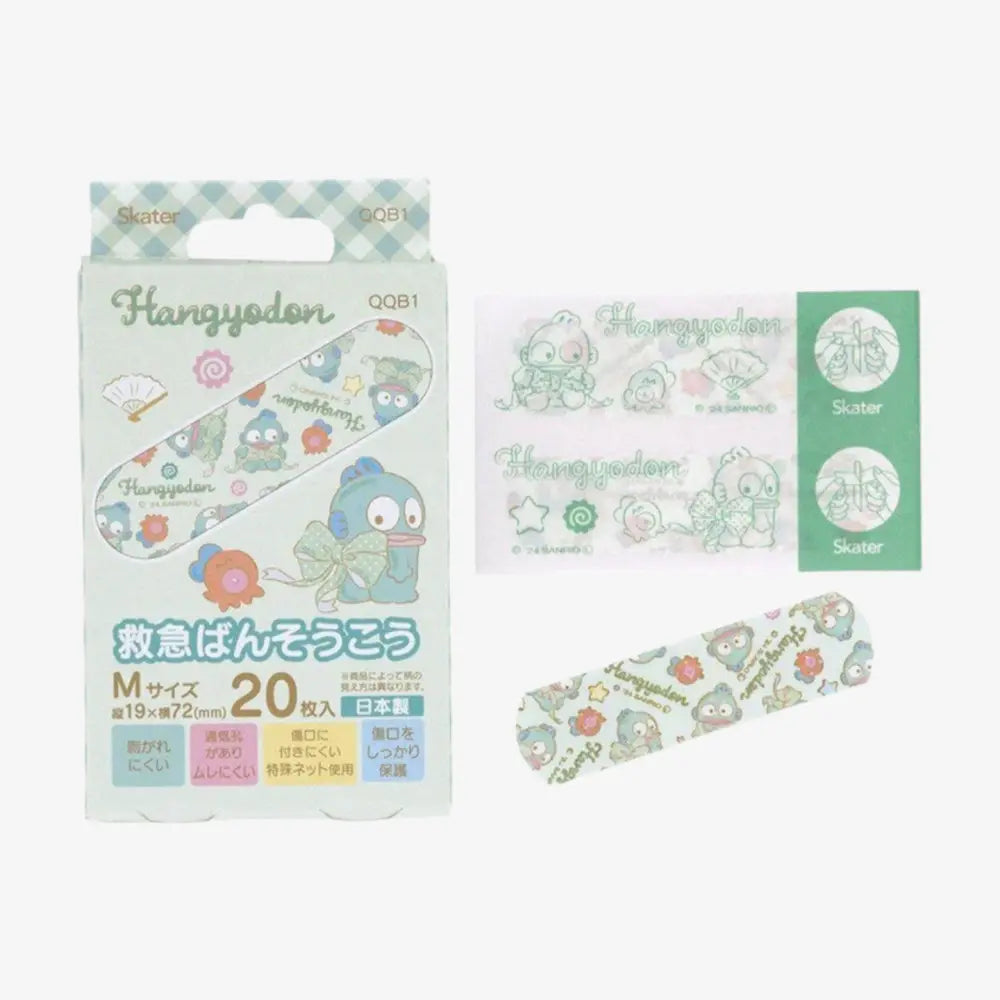SANRIO First Aid Bandages Hangyodon 20pcs