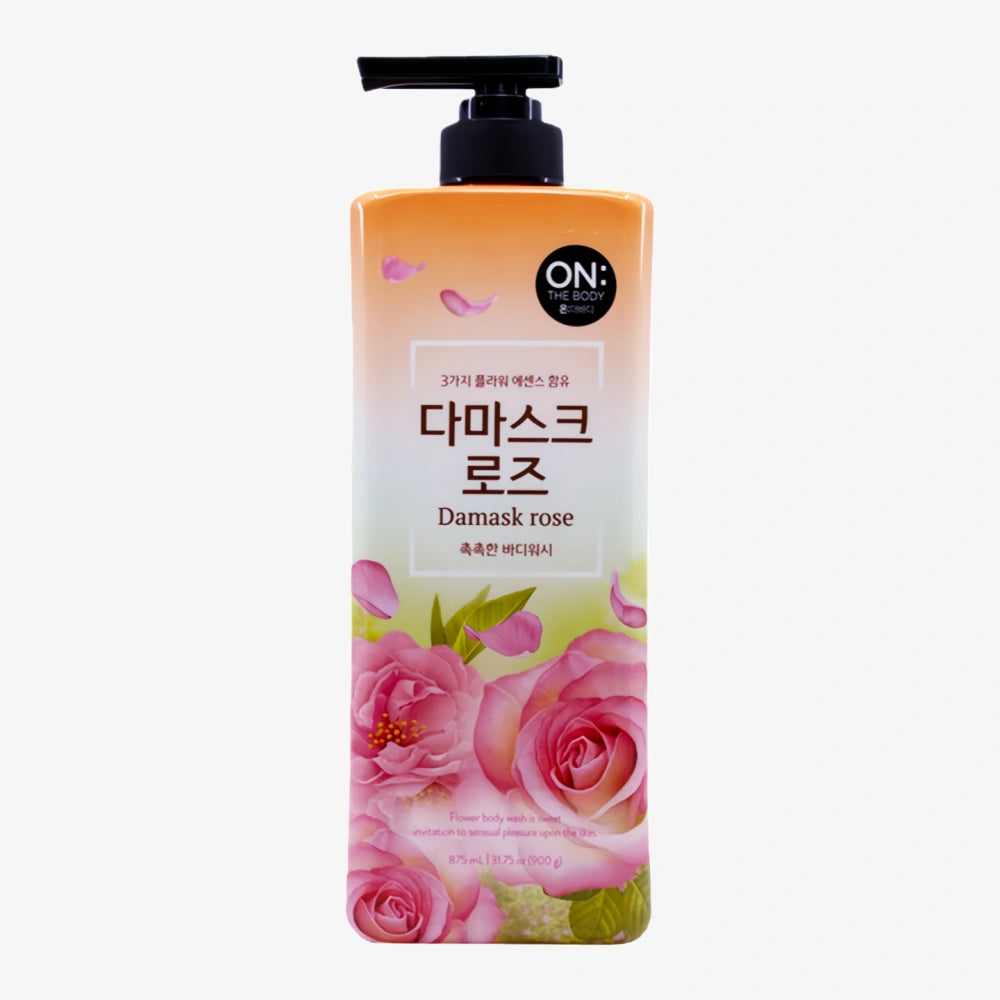 Gel douche parfumé LG On The Body à la rose 900 ml