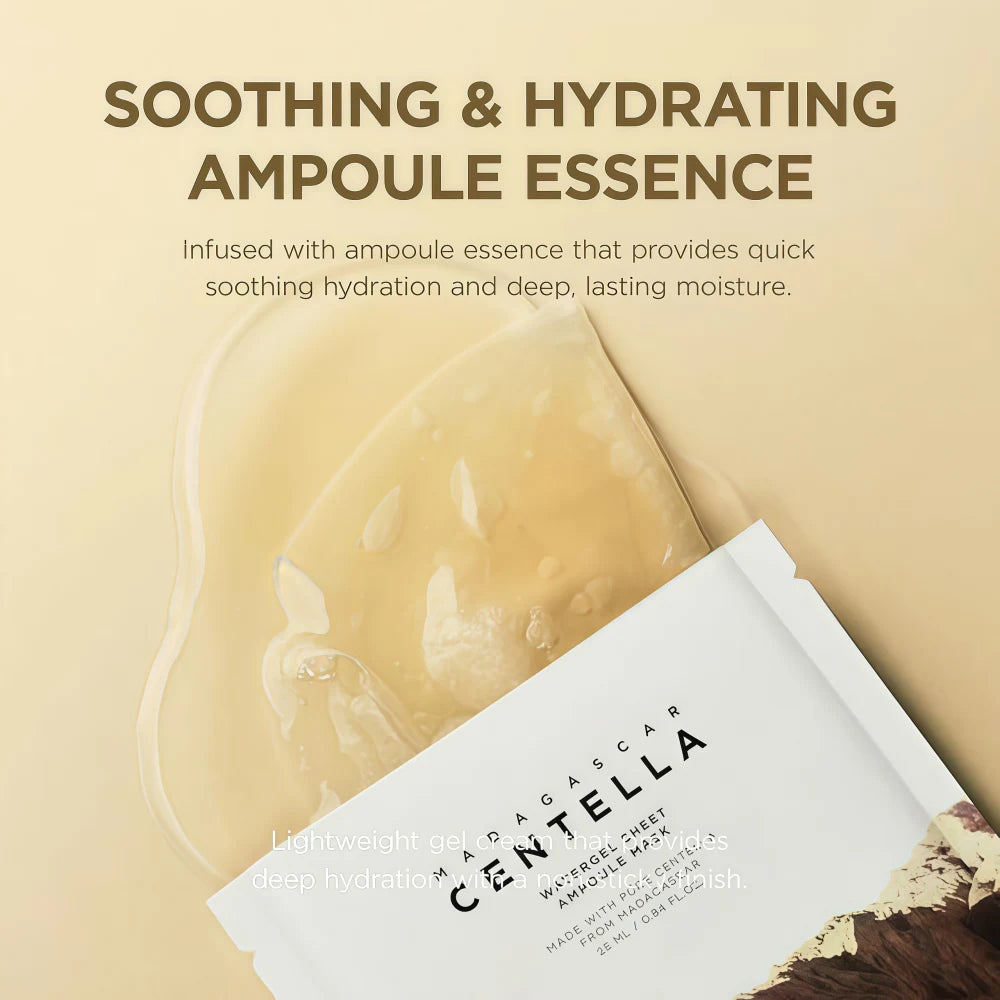 Masques en feuille d'hydragel à la centella SKIN1004 (5 unités)