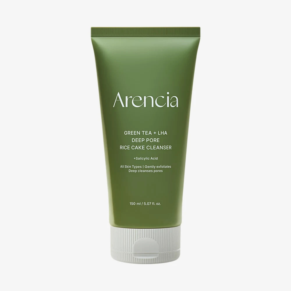 ARENCIA Green Tea LHA Deep Pore Rice Cake Cleanser 150ml