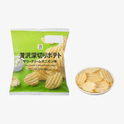 711 Thick Cut Potato Chips Sour Cream and Onion Flavor 55g