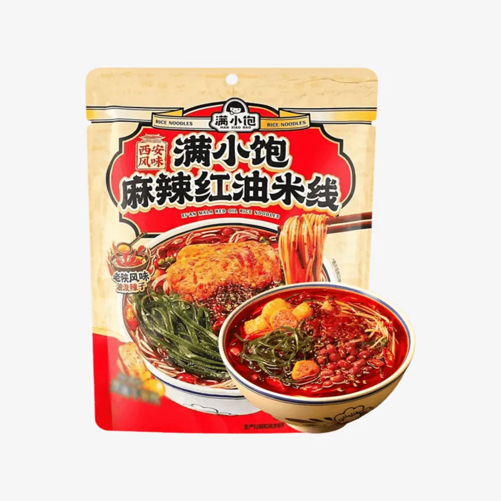 MAN XIAO BAO Mala Red Oil Rice Noodles 262g