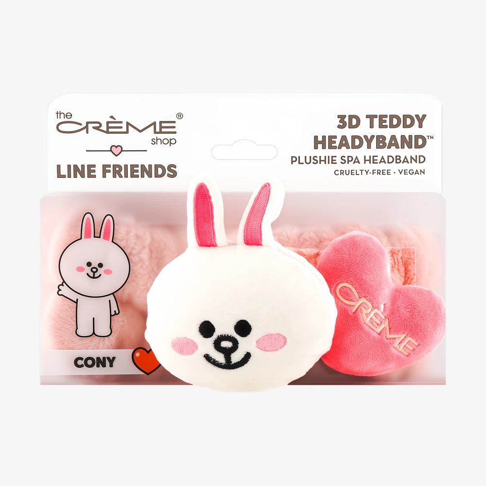 Bandeau THE CREME SHOP 3D Teddy Cony