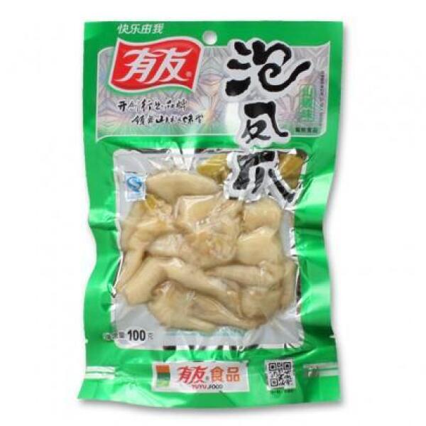 Youyou Pickled Chilli Chicken Paws Flavor Snack 100g