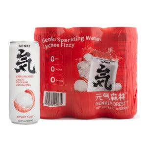 GENKI FOREST Soda Drink Lychee 330ml * 6p