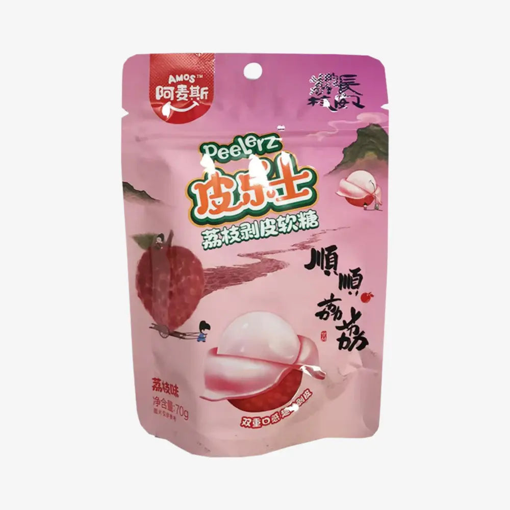 AMOS Fruit Gummies (Lychee) 70g