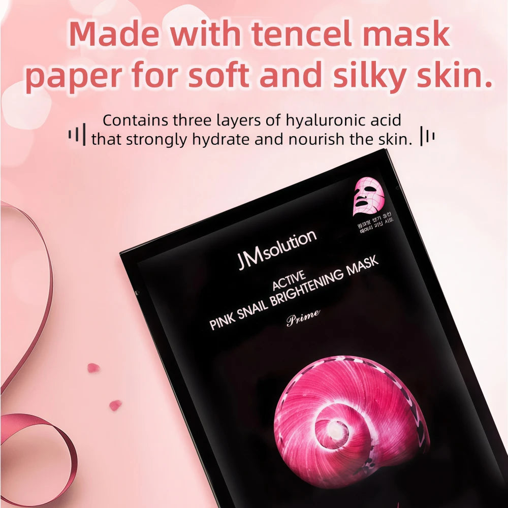 JM SOLUTION Active Pink Snail Brightening Mask 1pc