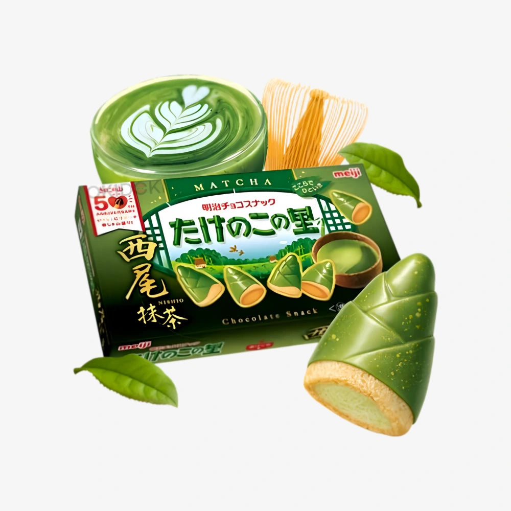 MEIJI Takenoko No Sato Nishio Matcha Flavor