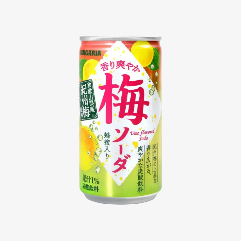 SANGARIA Ume Flavored Soda Can 190g