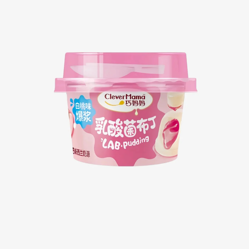 QMM Lactic Acid Bacteria Pudding (White Peach) 150g