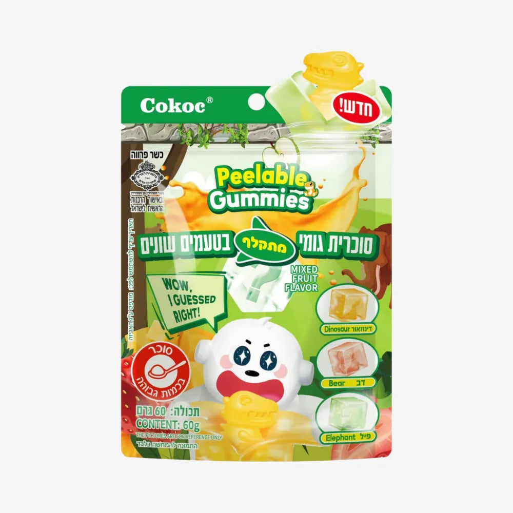 COKOC Peelable Gummies Mixed Fruit Flavor 60g