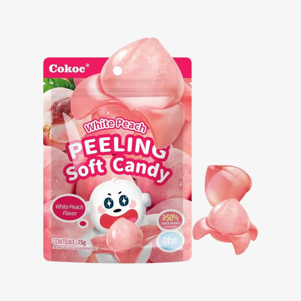COKOC Peelable Gummies White Peach Flavor 75g