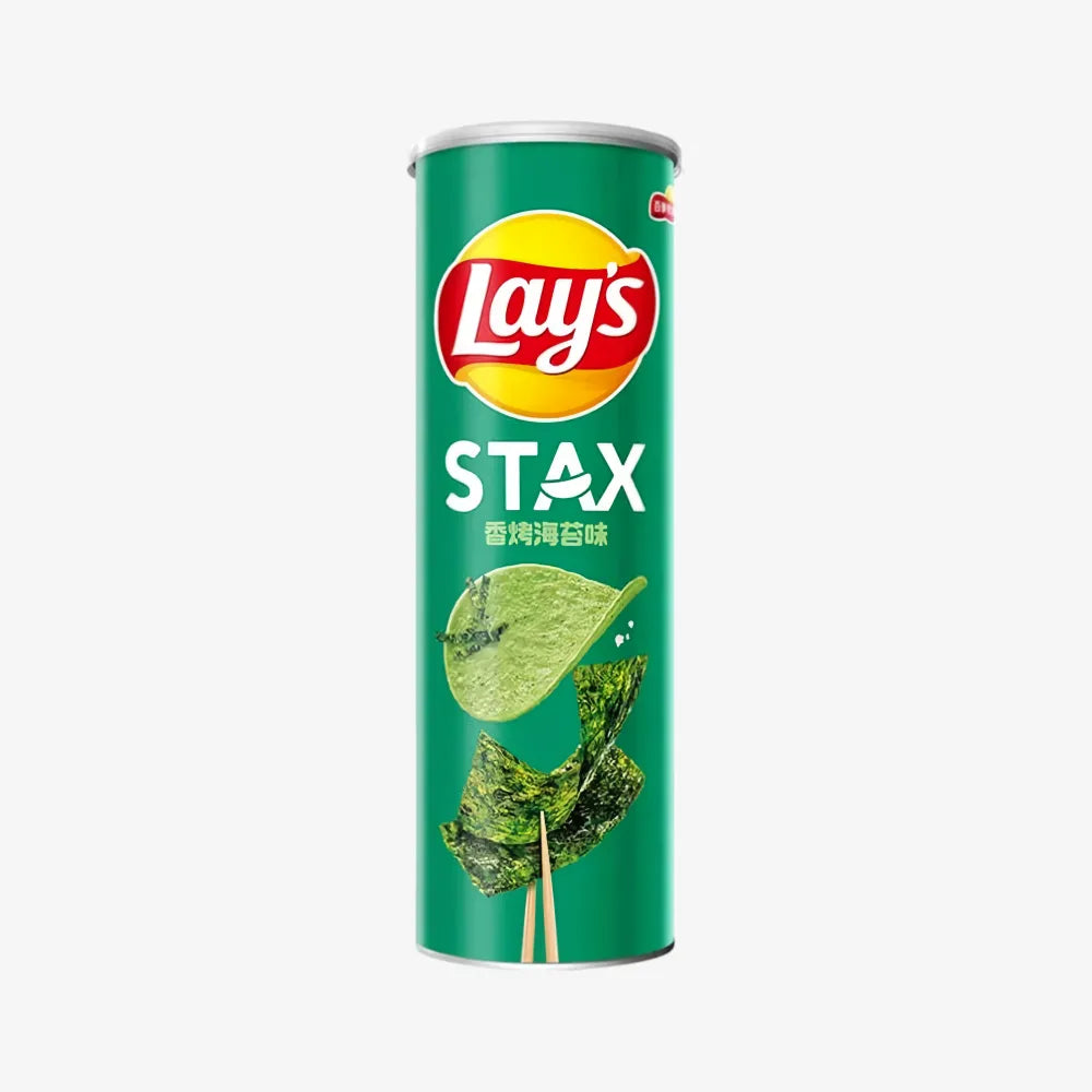 LAY'S STAX Potato Chips BBQ Seaweed Flavor 90g