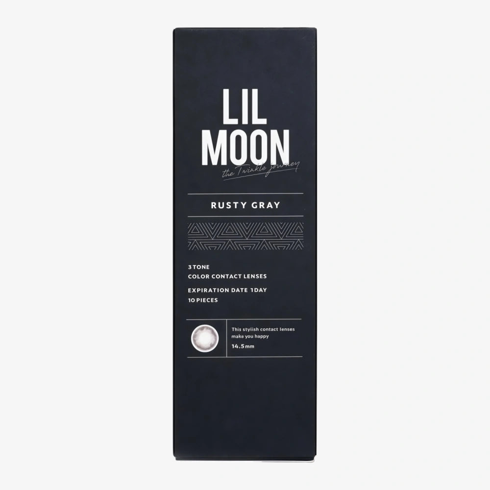 LILMOON 1 Day Color Lens Rusty Gray 10 pcs -2.50