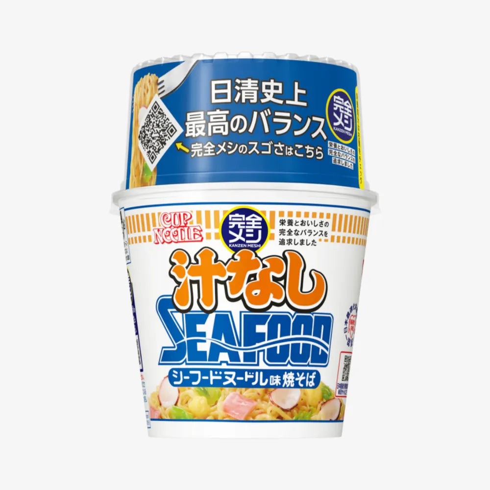 NISSIN Complete Meal Soupless Cup Noodles Blue Cup 111g