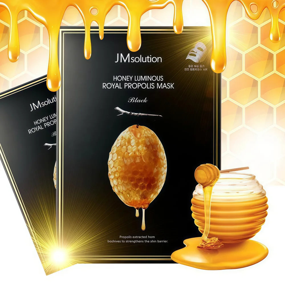 Masque JM SOLUTION Miel Lumineux Propolis Royal (10 pièces)