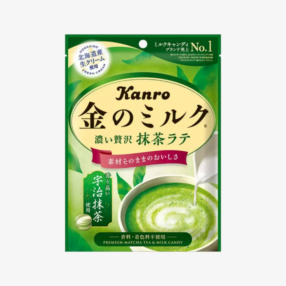 KANRO Golden Milk Matcha Latte Candy 61g