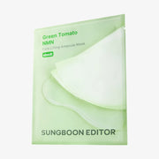 SUNGBOON EDITOR Green Tomato NMN Pore Lifting Ampoule Mask