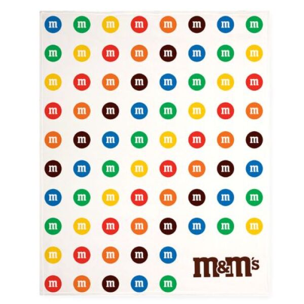 Couverture polaire douce M&amp;M's