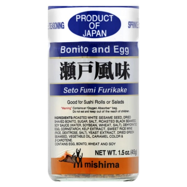 MISHIMA Furikake Dried Egg and Tuna Seasoning 45g