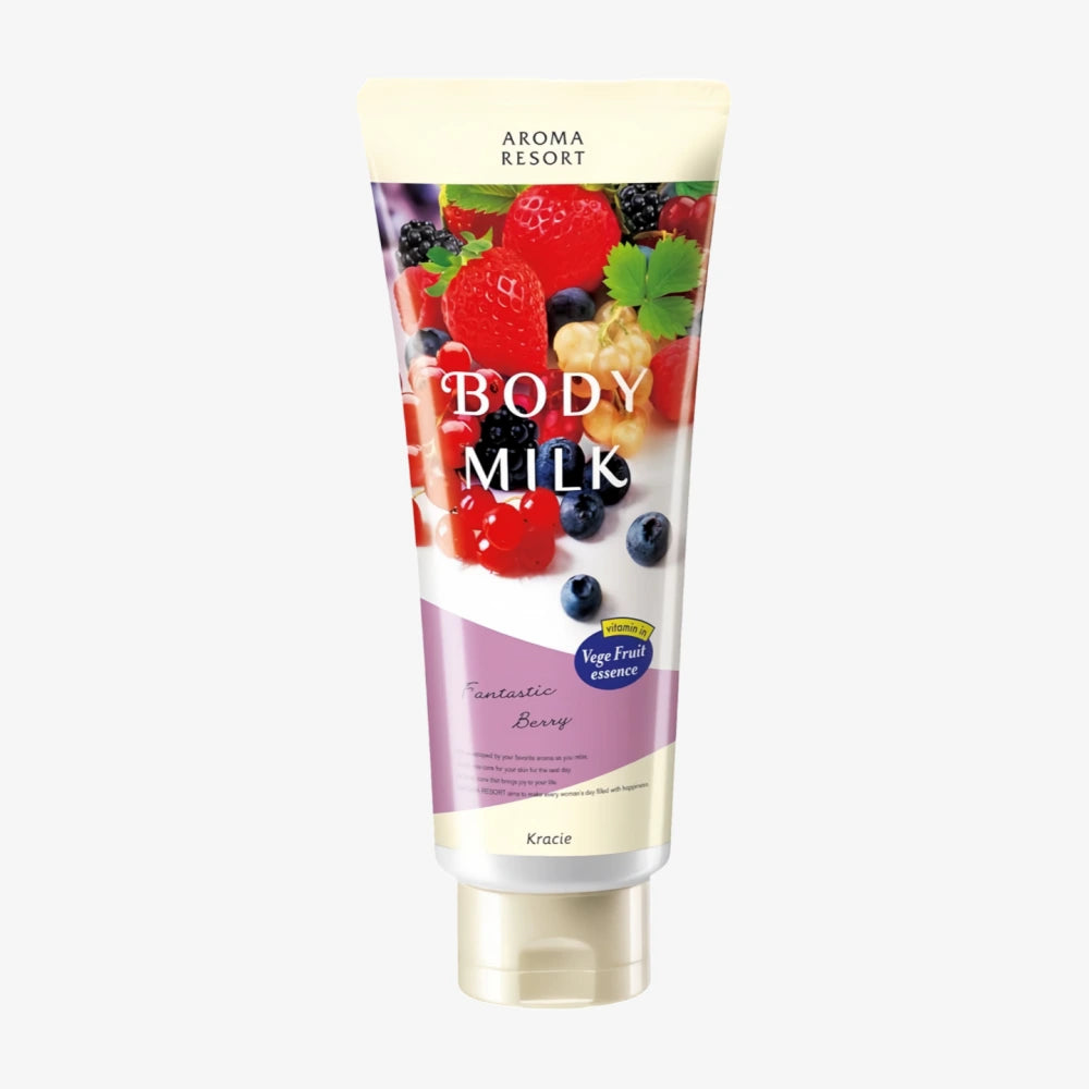 Lait corporel KRACIE Aroma Resort Fruits Rouges 200 g