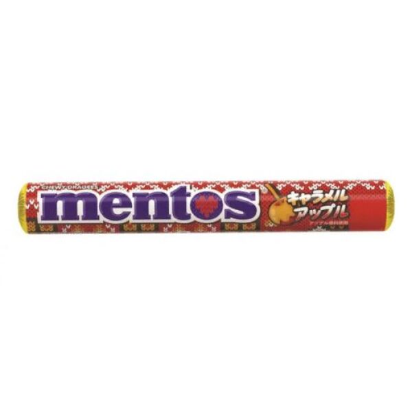 Mentos Chews Candy Caramel Apple Flavor 38g