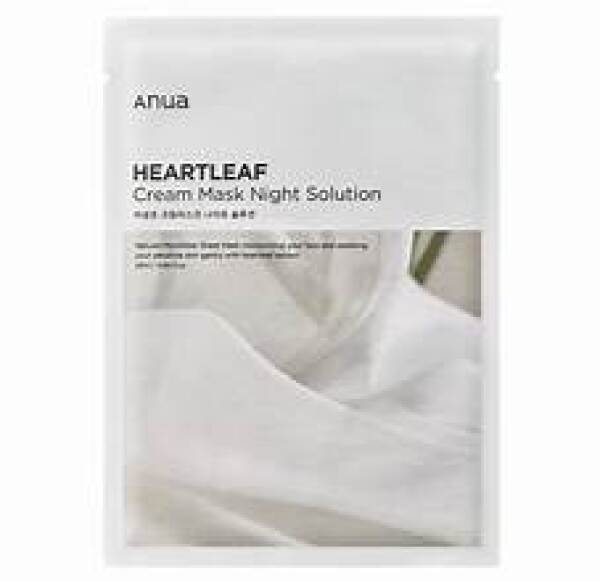 Anua Hearthleaf Cream Sheet Mask Night Solution 1pc
