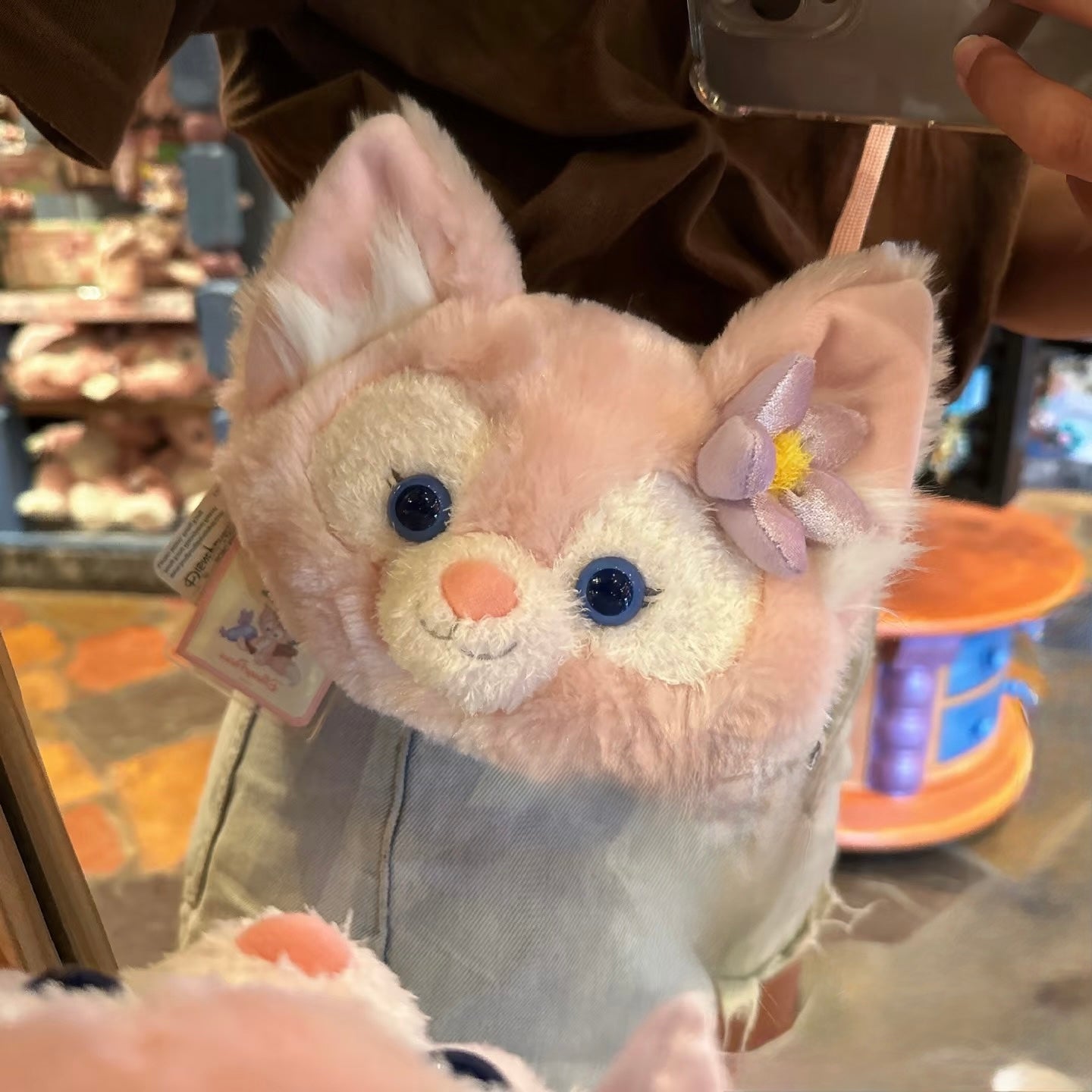 Disney LinaBell Plush Face Crossbody Bag