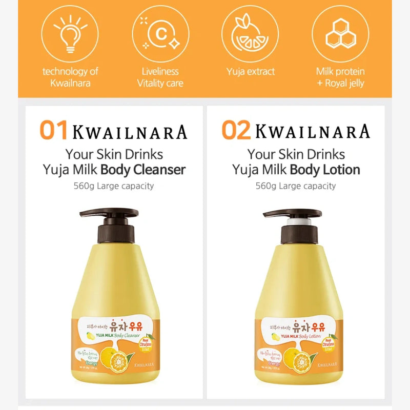 KWAILNARA Yuja Milk Body Cleanser 560g