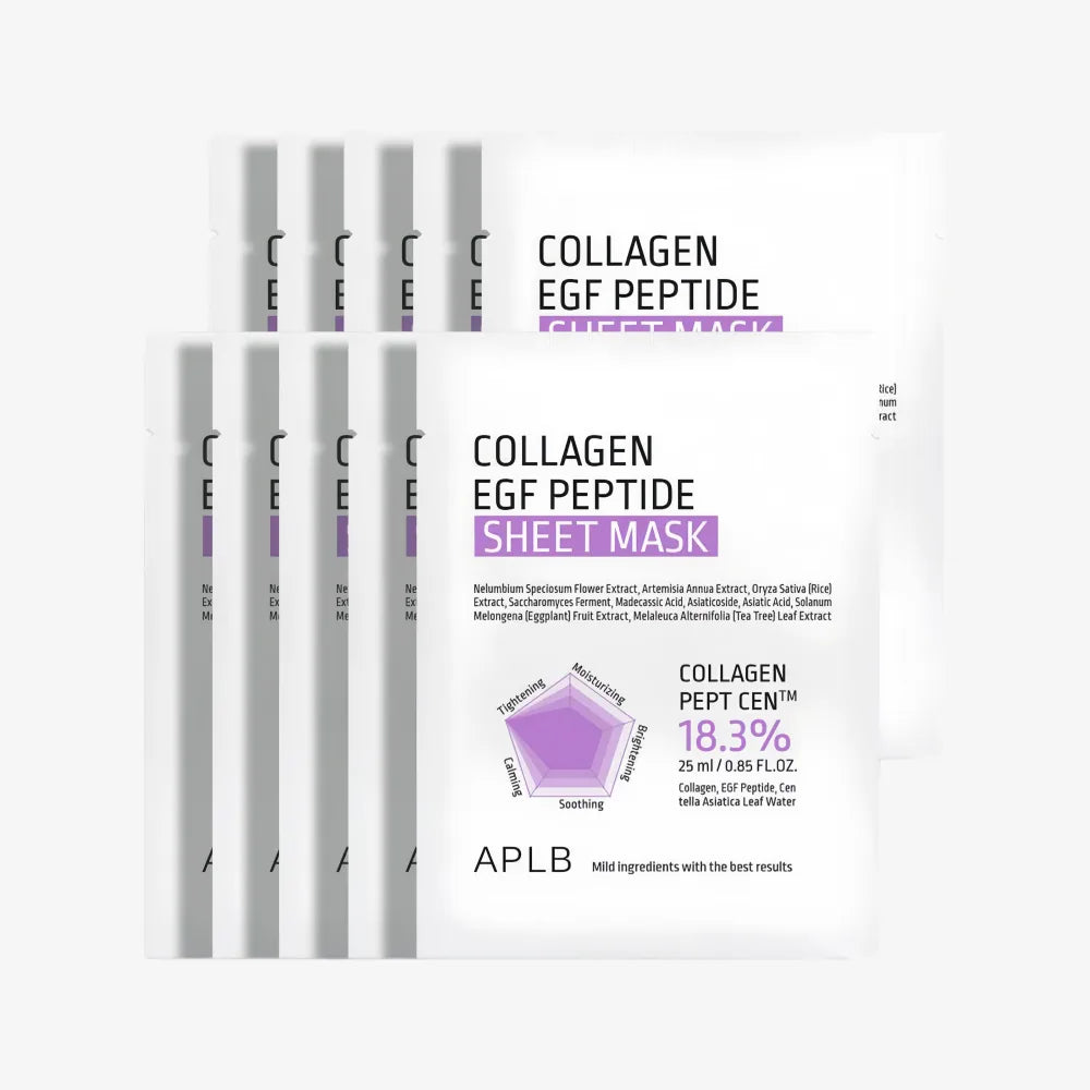 APLB Collagen EGF Peptide Sheet Mask (10)
