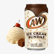Canettes de crème glacée A&amp;W 355 ml