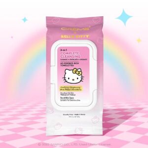 THE CREME SHOP Cleansing Towelettes Strawberry 60pcs