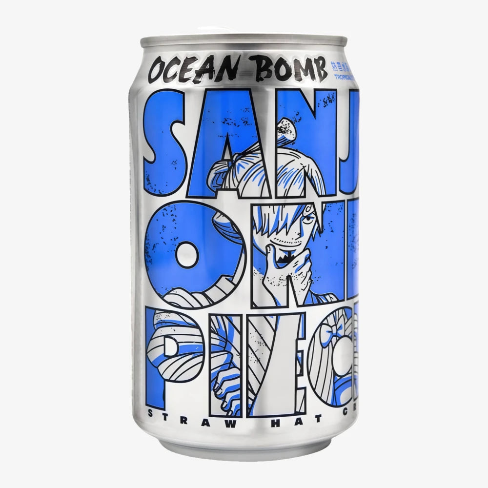 Eau pétillante OCEAN BOMB One Piece (saveur fruits tropicaux) 330 ml