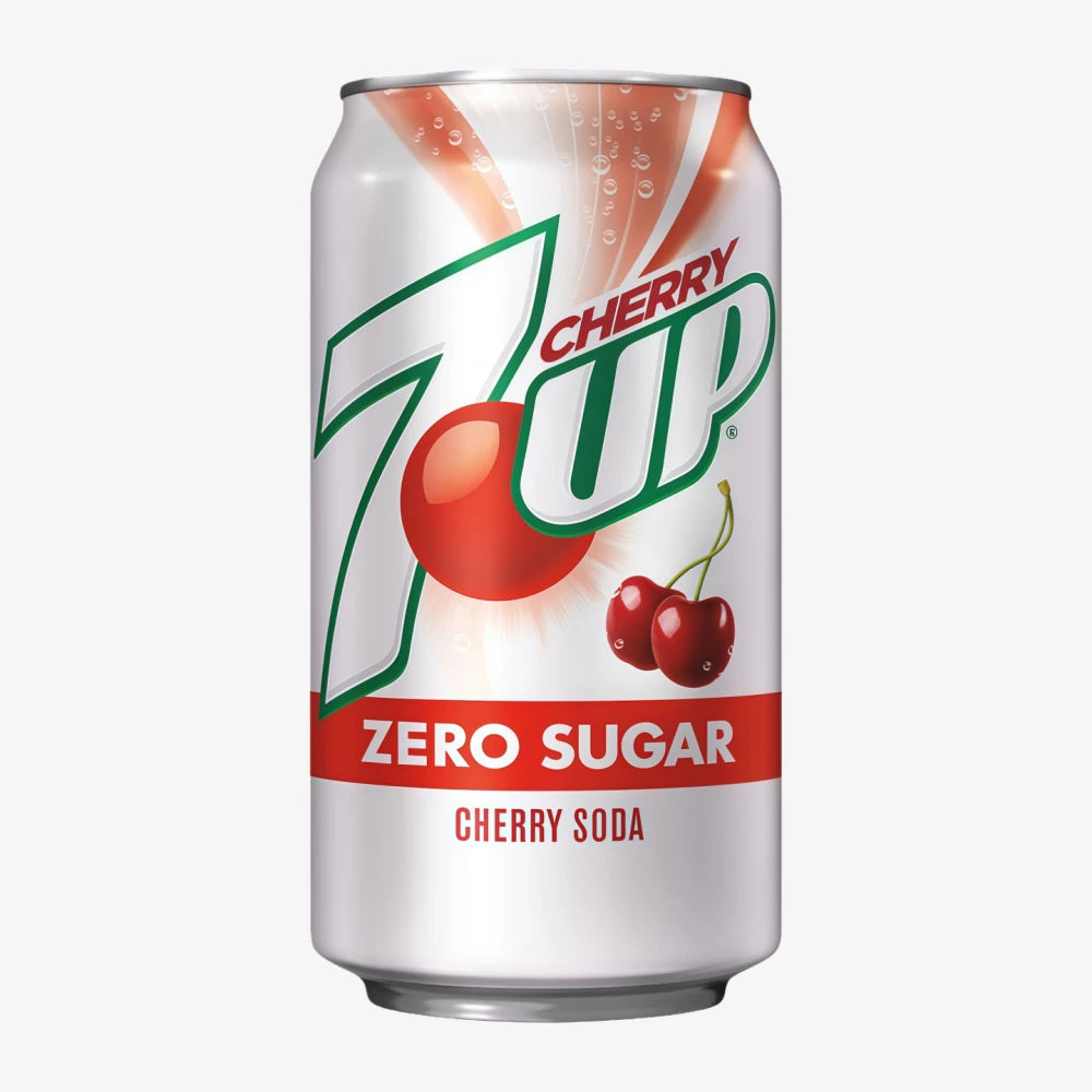 7 UP Zero Sugar Cherry Soda 355 ml