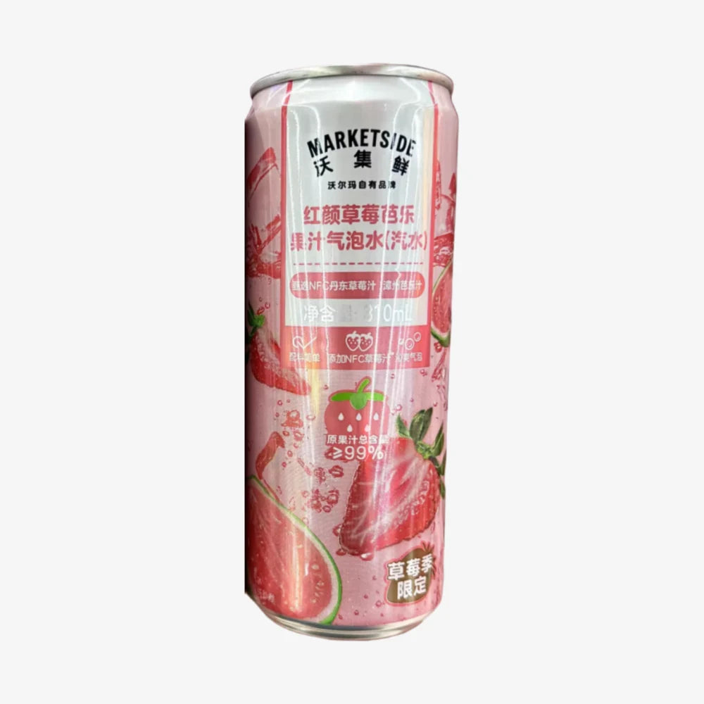 MARKETSIDE Strawberry & Guava Sparkling Juice 310ml