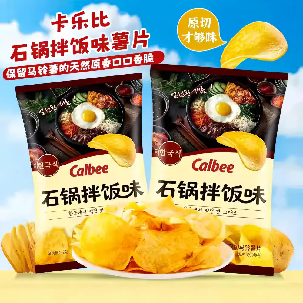 CALBEE Bibimbap Flavored Potato Chips 52g