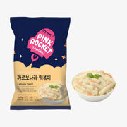 PINK ROCKET Carbonara Topokki Pouch 240g