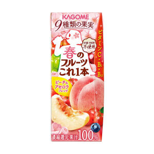 KAGOME Fruit And Vegetable Juice Peach Mixed Juice 200ml