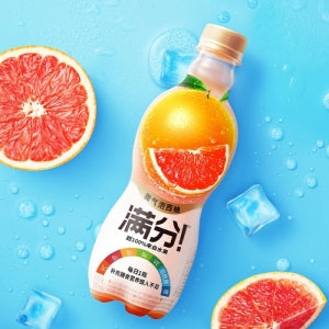Genki Forest Microbubble Juice,Grapefruit 380 ml