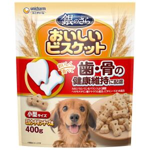 Biscuits dentaires pour chiens Unicharm 400g (saveur poulet et fromage)