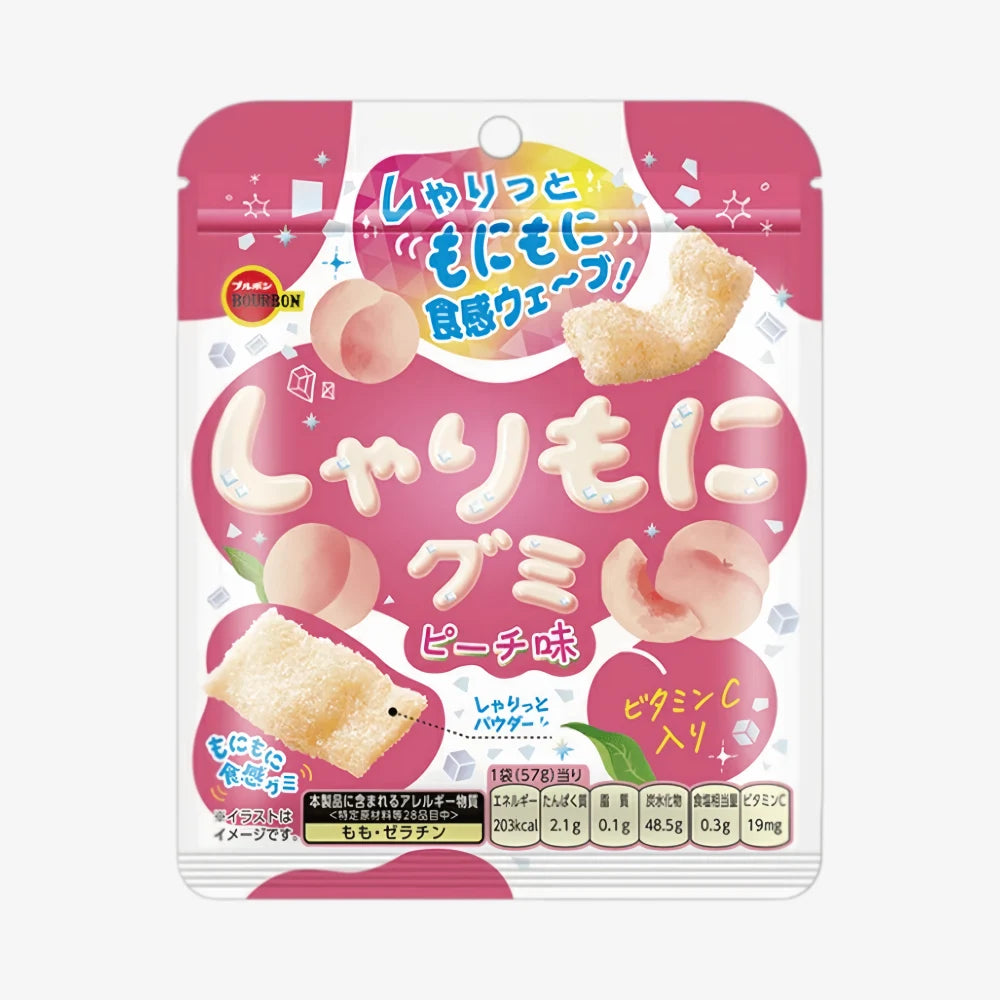 BOURBON Sharimo Peach Gummy 57g