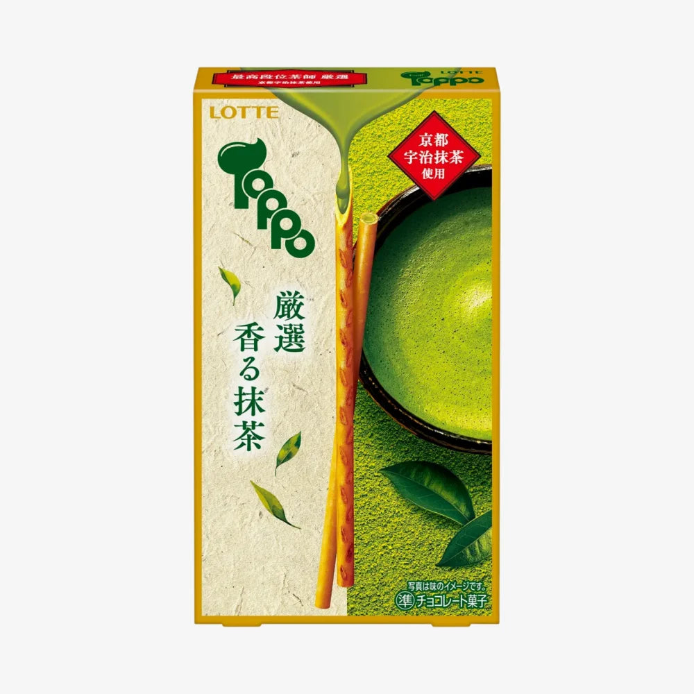 LOTTE Toppo Matcha Cookie Sticks 72g